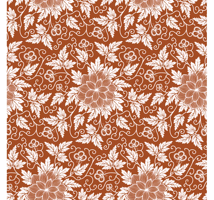 Rollo für küche floral paisley fliesenmotiv - TenStickers