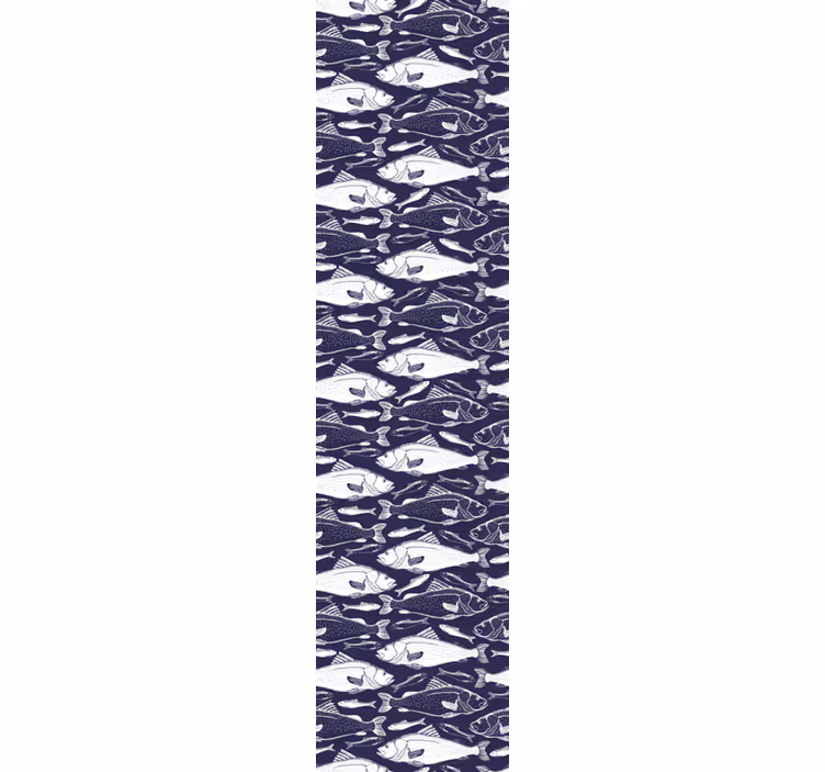 Rollo für küche mit unterwasserfischen motiv - TenStickers