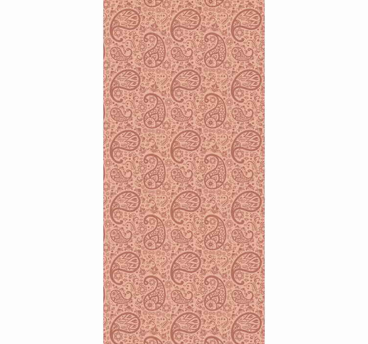 Rollo für küche mit paisley-muster kühlschrank - TenStickers