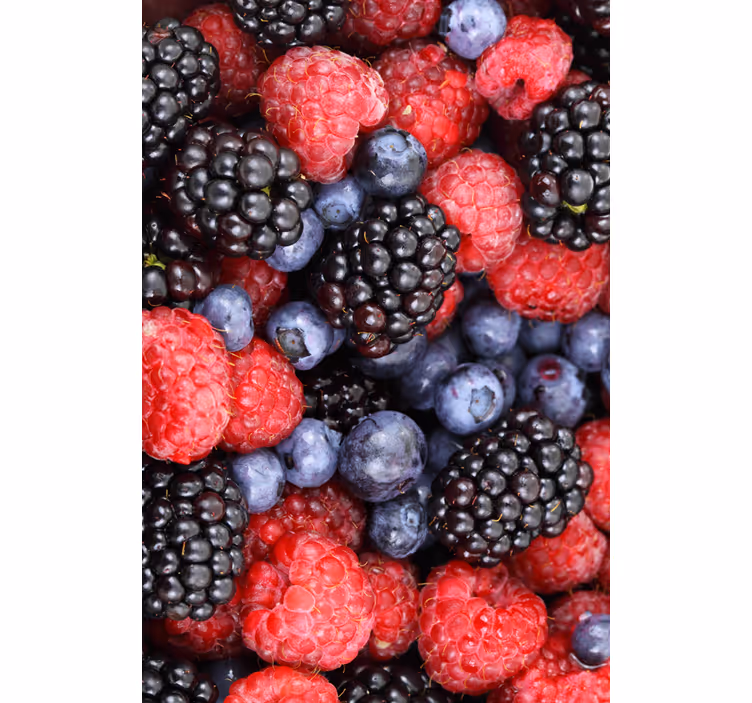 Rollo für küche mit heidelbeeren-motiv - TenStickers