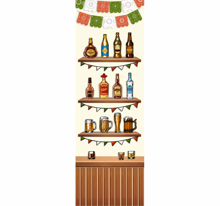 Rollo für küche im tequila dekor aus vinyl - TenStickers