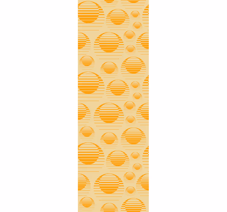 Rollo für küche retro sonnenmotiv kühlschrank - TenStickers