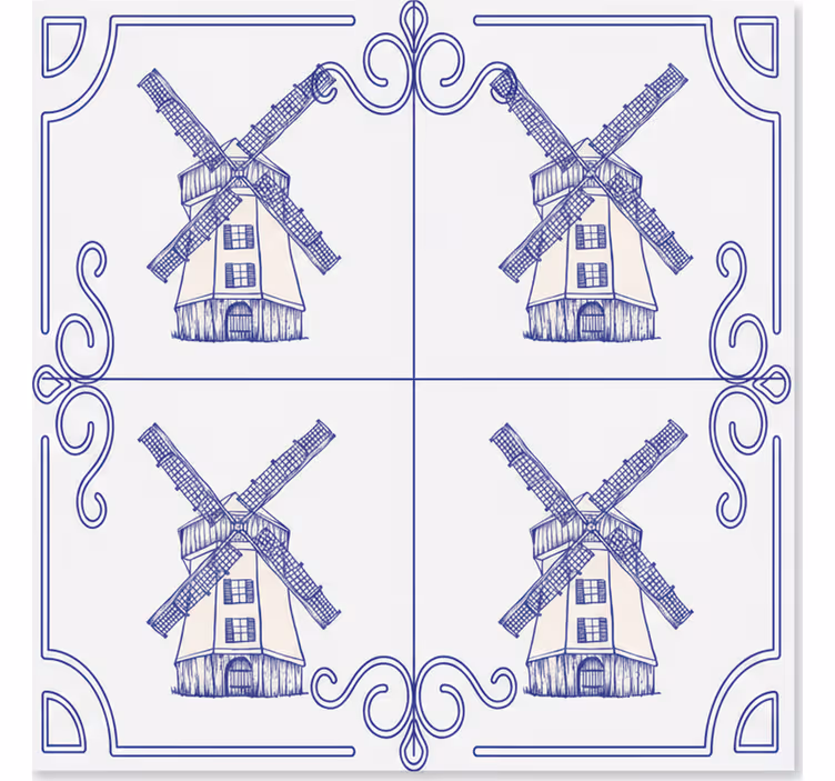Rollo für küche im four mills design - TenStickers