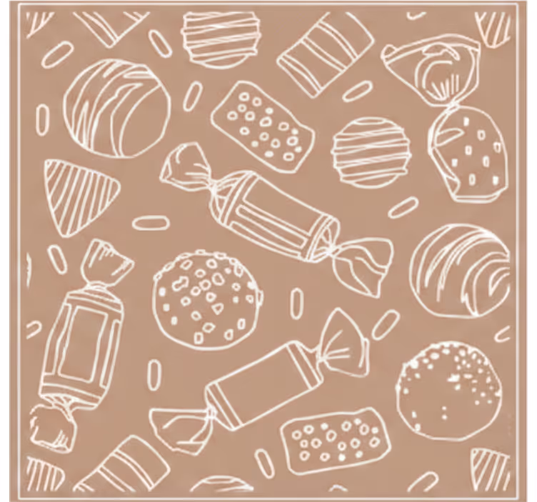 Rollo für küche azulejo karamell - TenStickers