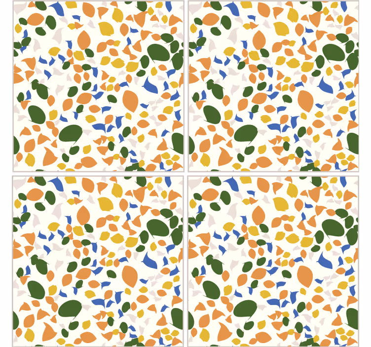 Rollo für küche mit terrazo-fliesen-muster - TenStickers