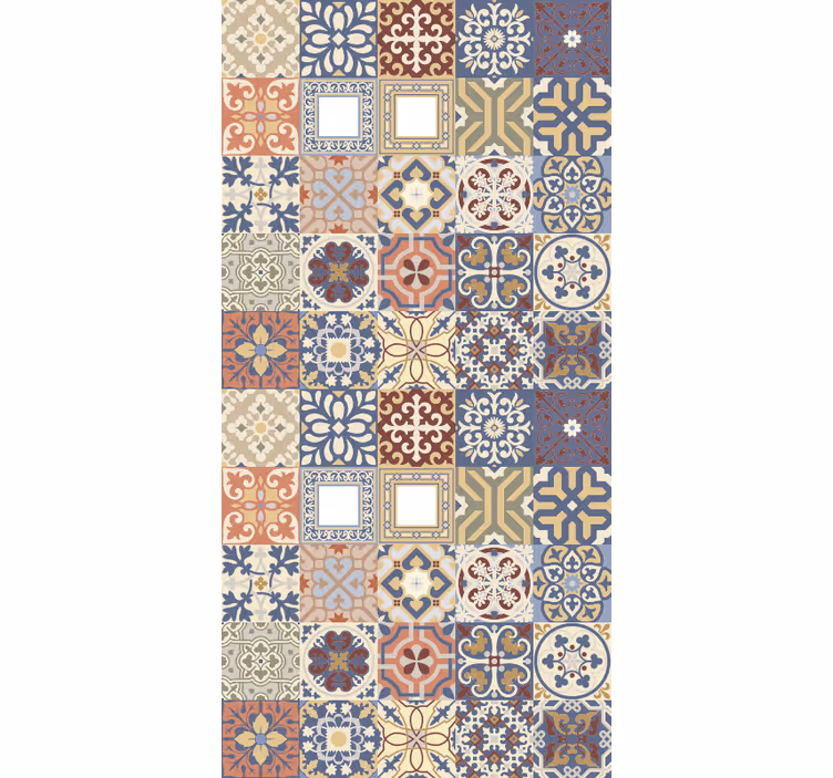Rollo für küche in multicolor hydraulisch - TenStickers