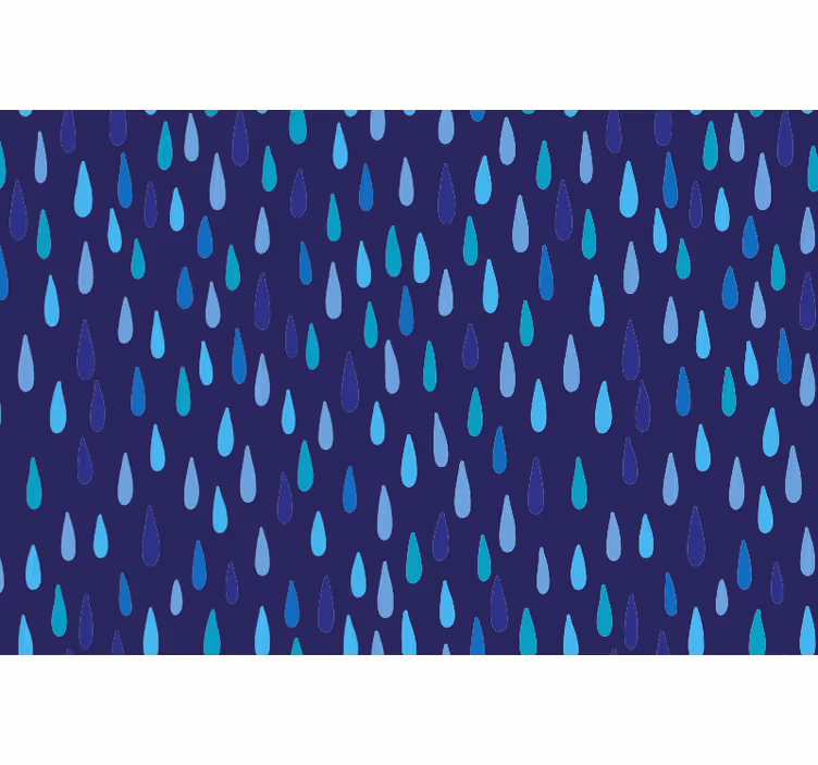 Rollo fenster blau unregelmäßiger wassertropfen - TenStickers