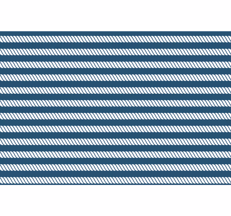Rollo fenster blau mit marine seil - TenStickers
