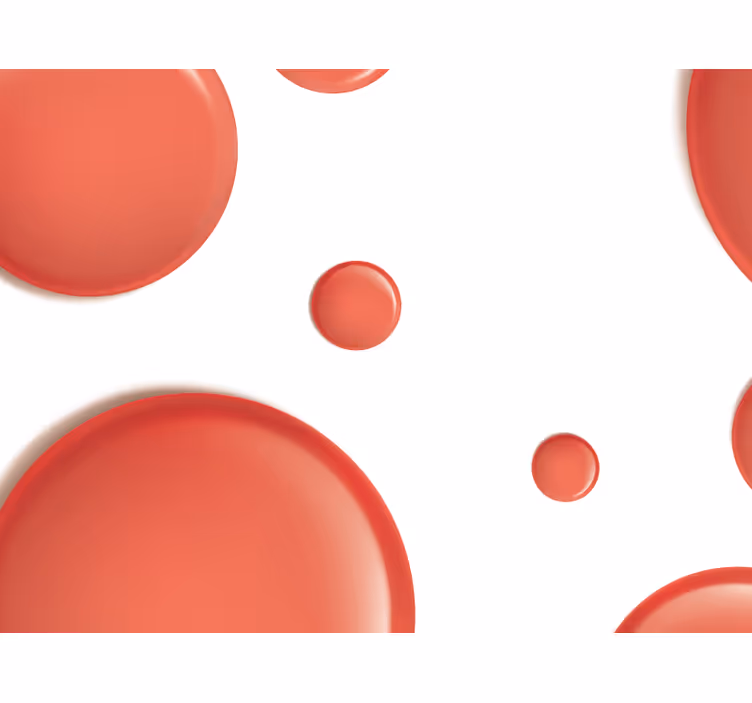 Rollo fenster rot mit rotem kreis - TenStickers