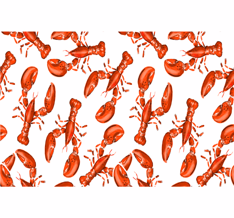 Rollo fenster rot wie ein roter hummer - TenStickers