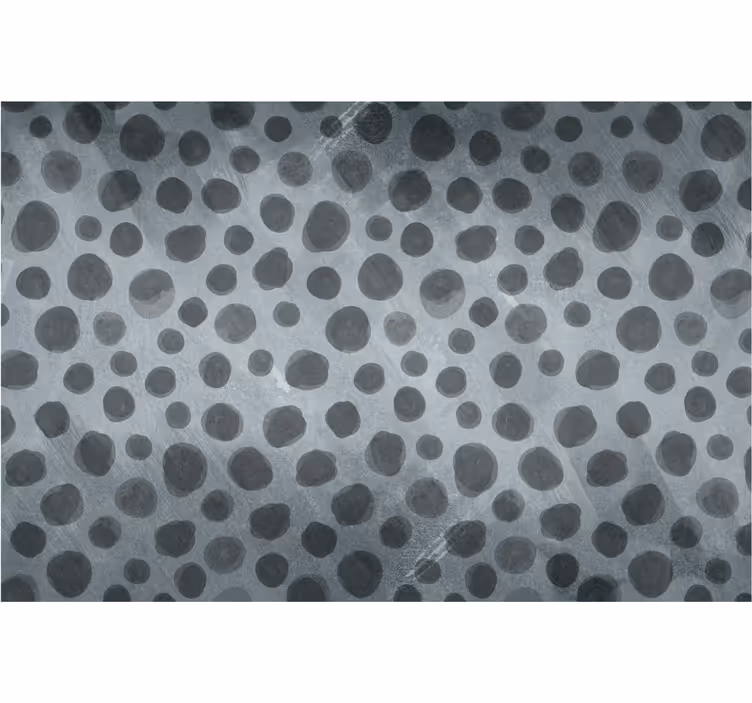Rollo fenster schwarz graue töne kreise - TenStickers