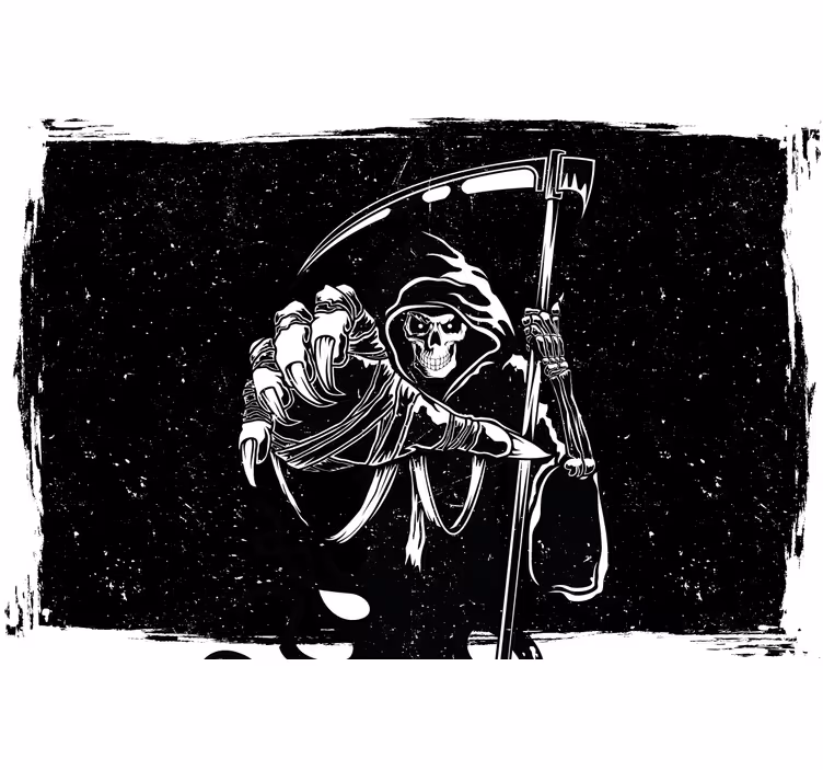 Rollo fenster schwarz böse silhouette original aufkleber - TenStickers