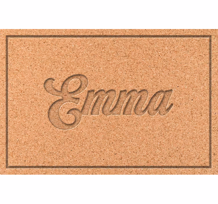 Rollo fenster beige personalisierte kork tischdecke - TenStickers