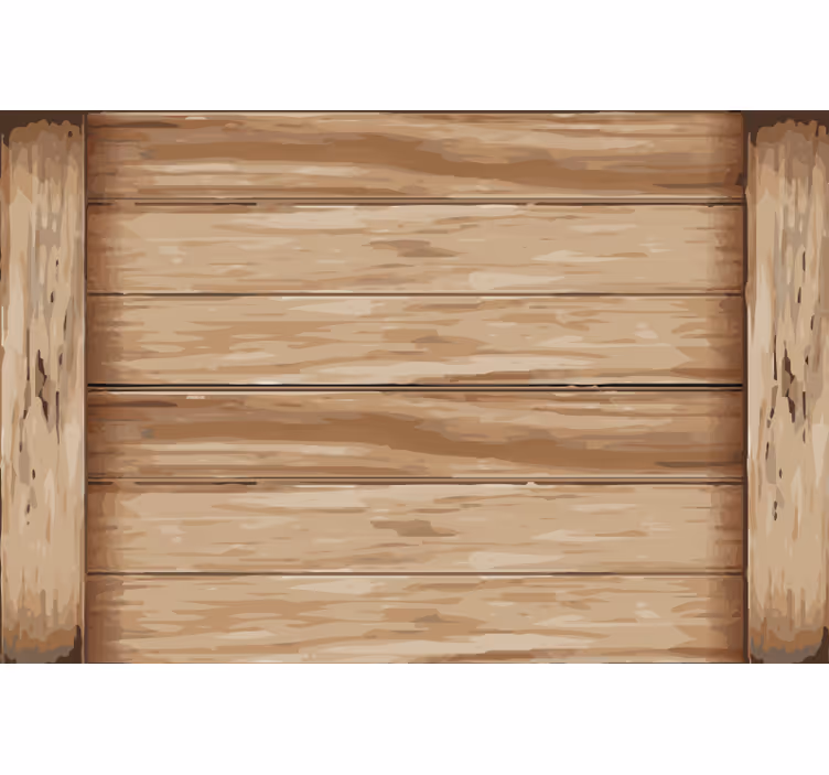 Rollo fenster beige mit modernem holzdesign - TenStickers