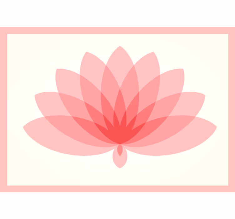 Rollo fenster schlafzimmer lotusblume - TenStickers