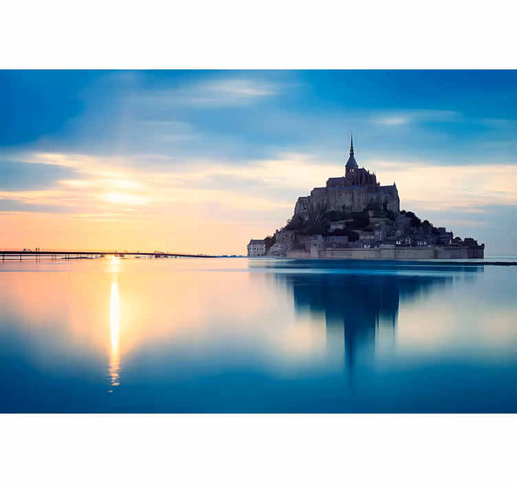Rollo wohnzimmer mont saint-michel design - TenStickers