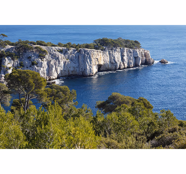 Rollo wohnzimmer calanques von marseille - TenStickers
