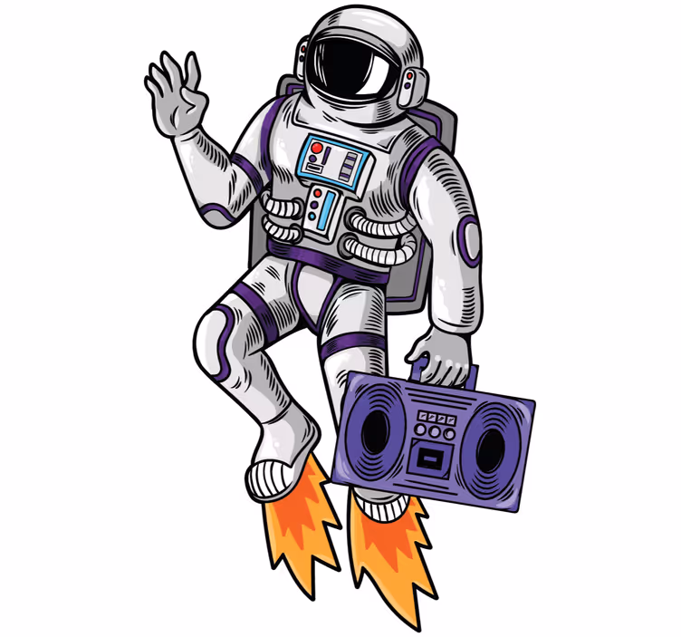 Rollo fenster jugendzimmer kosmischer klang - TenStickers