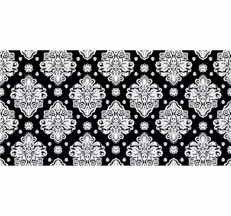 Rollo fenster jugendzimmer mit totenkopf-motiven - TenStickers