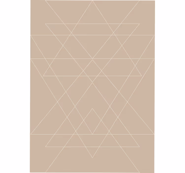 Rollo fenster beige mit nordischen dreiecken mosaik - TenStickers