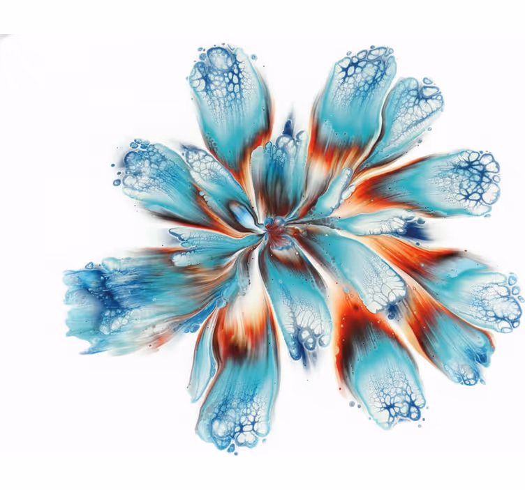 Rollo fenster badezimmer moderne bunte blumen - TenStickers