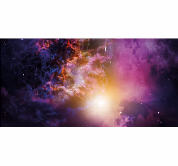 Rollo fenster gamer nebelgalaxie - TenStickers