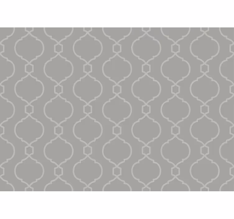 Rollo fenster grau mit grauem geometrischem hamptonsmuster - TenStickers