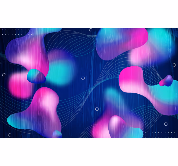 Rollo fenster badezimmer in modernem fluidkunst-design - TenStickers