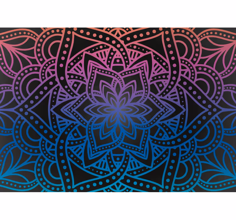 Rollo fenster zen mandala feinheit - TenStickers