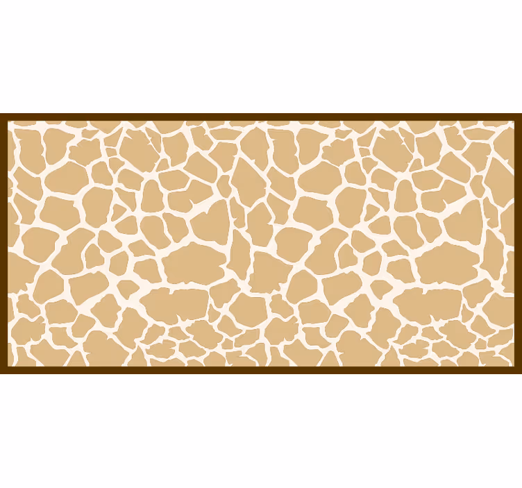 Rollo fenster braun mit giraffenmuster - TenStickers