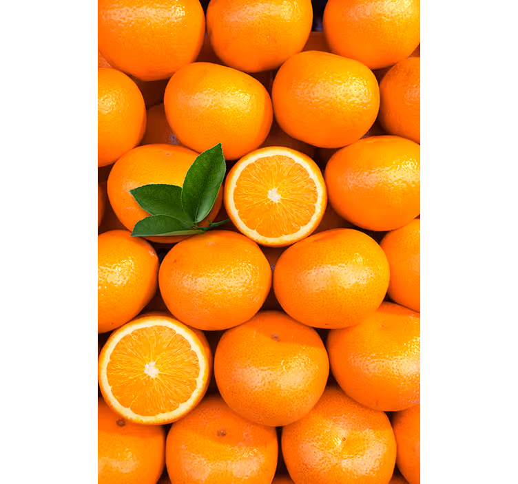 Rollo fenster orange in oranges design - TenStickers