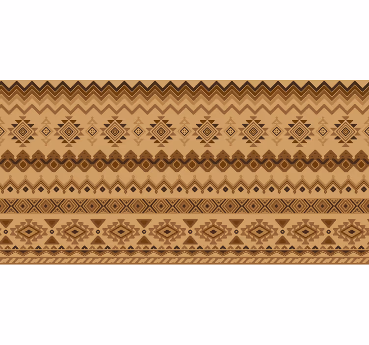 Rollo fenster orange im ethnischen kilim design - TenStickers