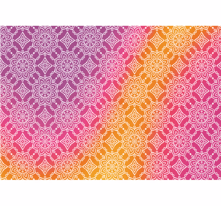 Rollos außen im pinken rustikalen design - TenStickers