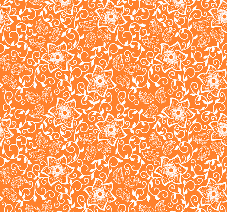 Rollos außen mit paisley blumenmotiv - TenStickers