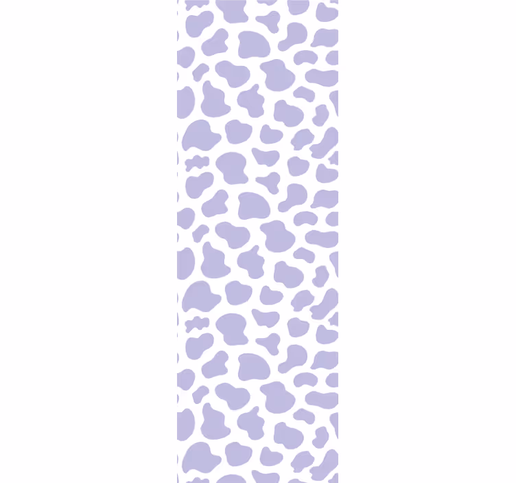 Rollo fenster jugendzimmer lila kuhmuster - TenStickers