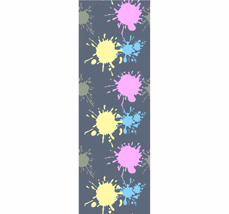 Rollo fenster jugendzimmer bunte wandgestaltung - TenStickers
