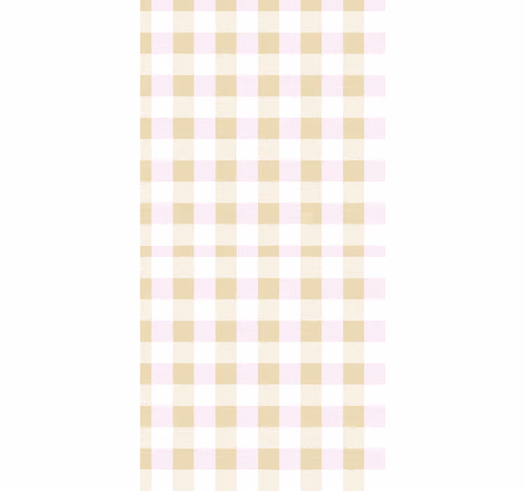 Rollo fenster jugendzimmer in pink und gold karomuster - TenStickers