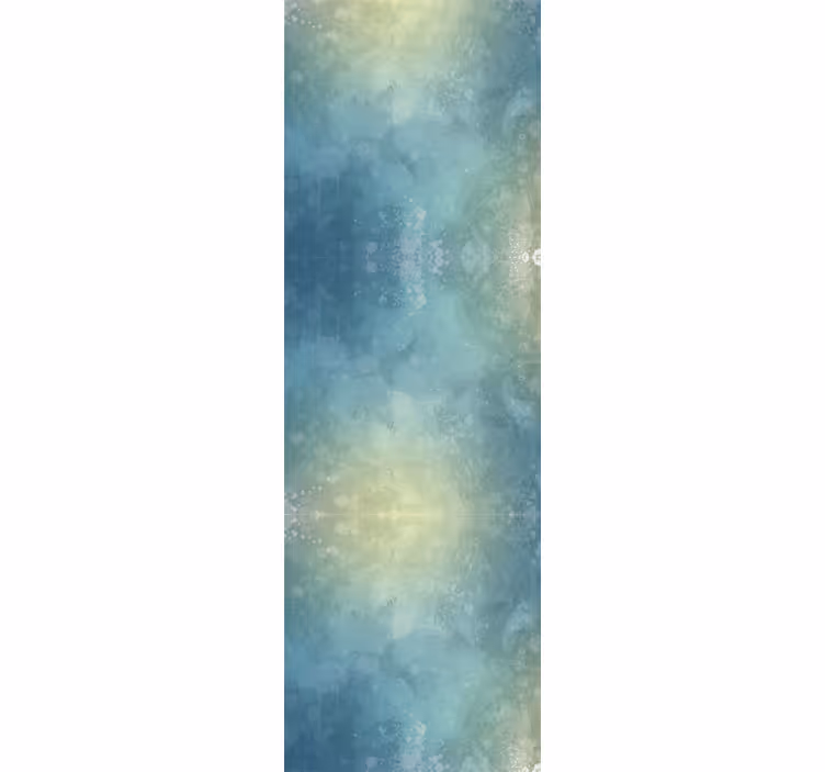 Rollo fenster jugendzimmer in blauem skizzenstil - TenStickers