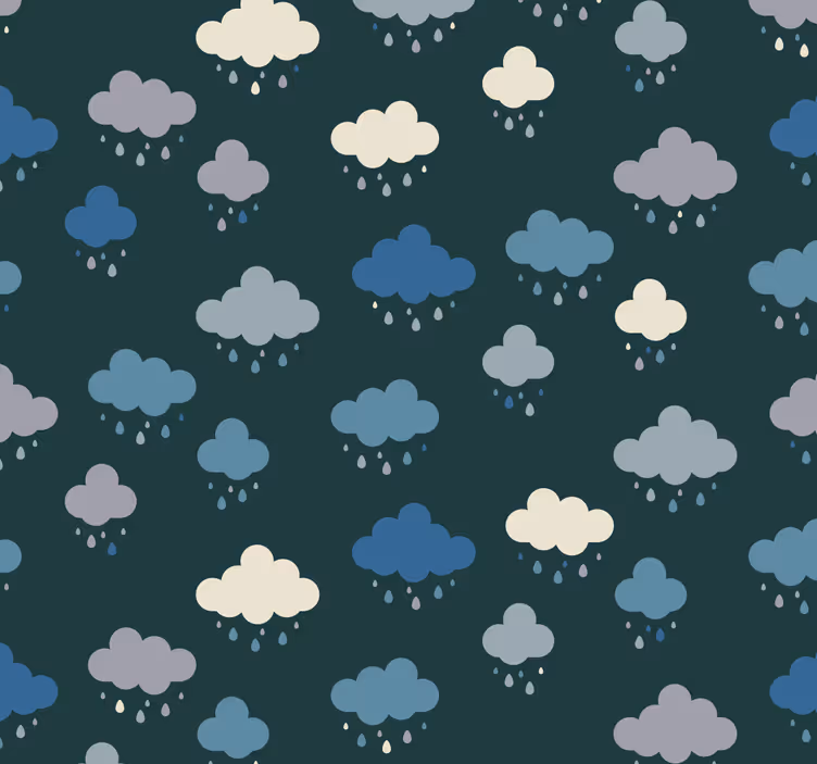 Rollo fenster baby blauer himmel mit wolken - TenStickers