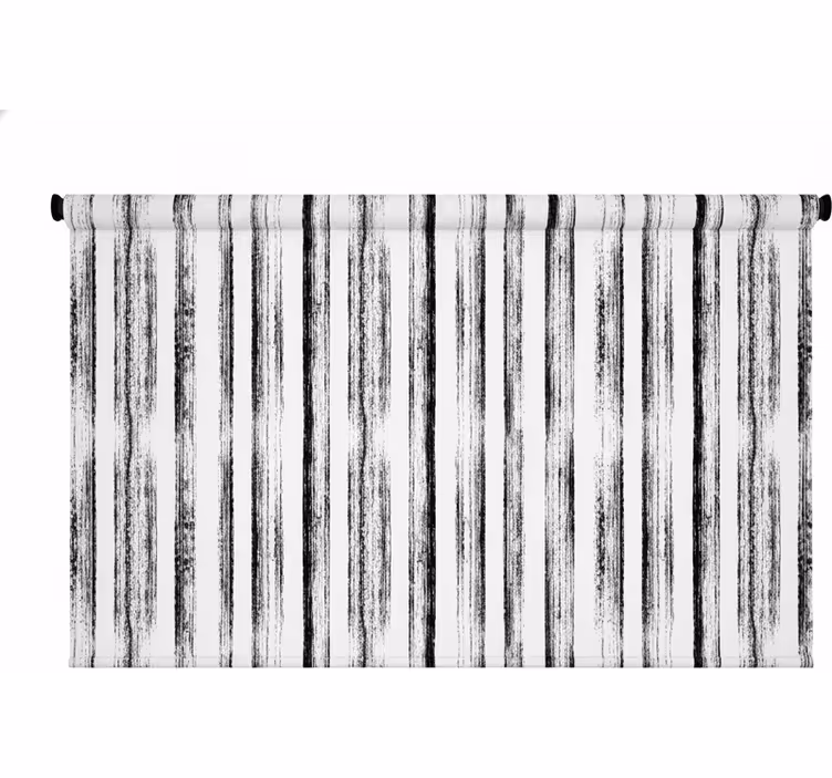 Rollo fenster flur nordic schwarz weiß - TenStickers