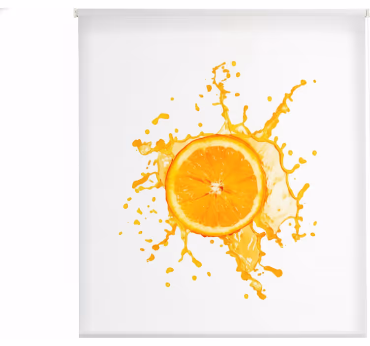 Rollo für küche 130 cm orange frucht - TenStickers