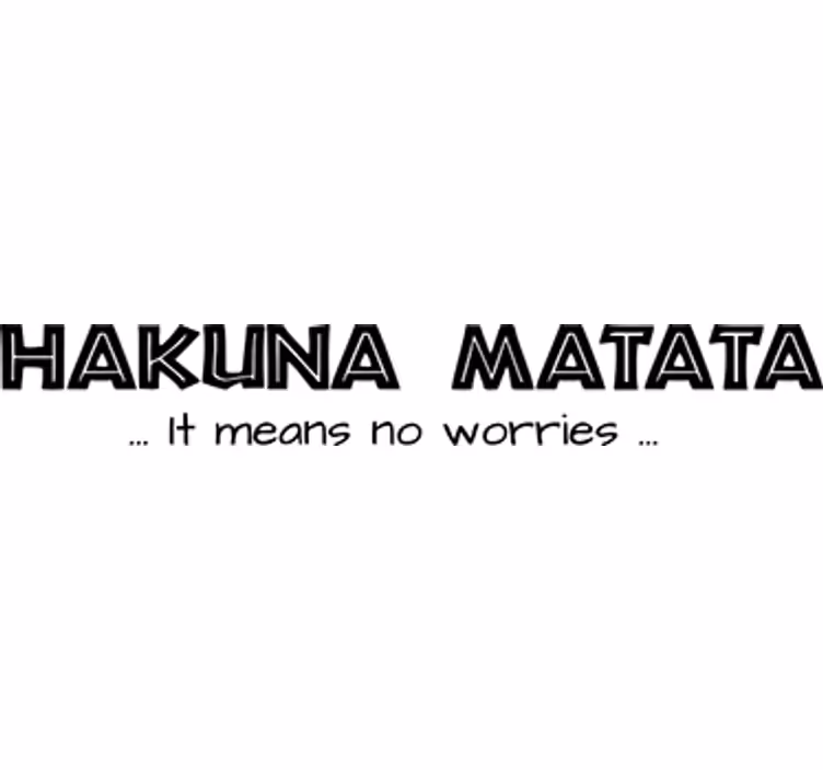 Rollo fenster filme mit kinderdekor hakuna matata - TenStickers