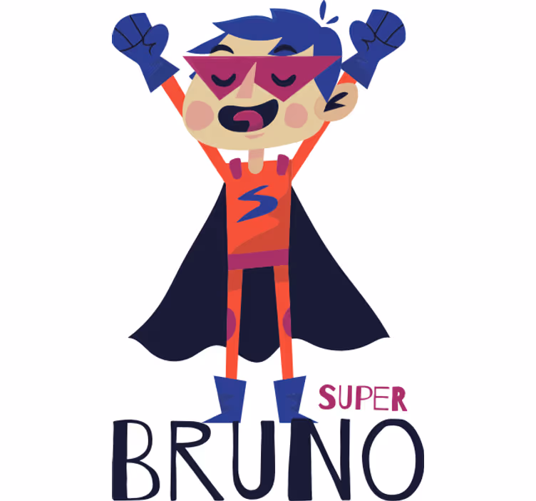 Rollo fenster superhelden superboy personalisiert - TenStickers