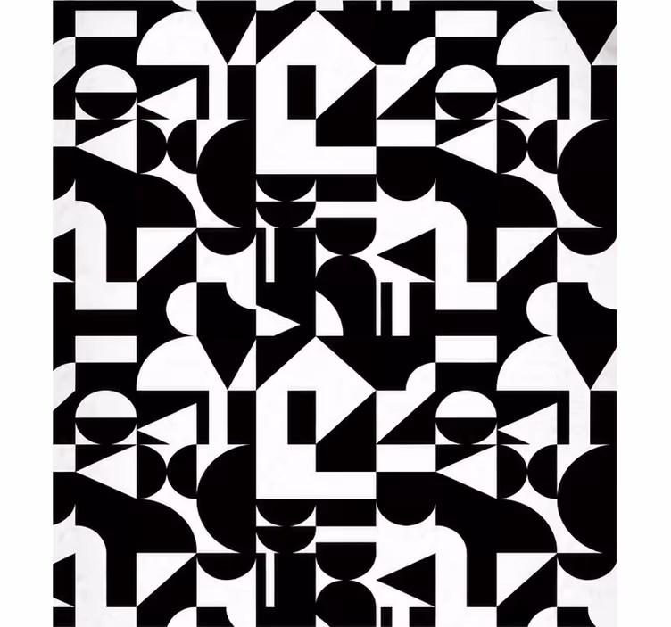 Rollo fenster badezimmer modernes geometrisches muster - TenStickers