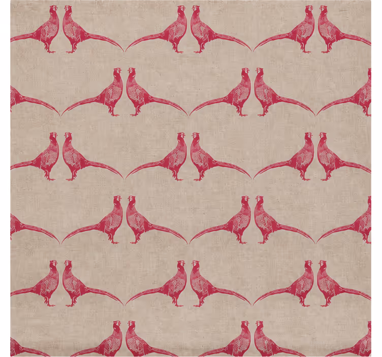 Rollo fenster rosa mit fasanenmuster von barneby gates - TenStickers