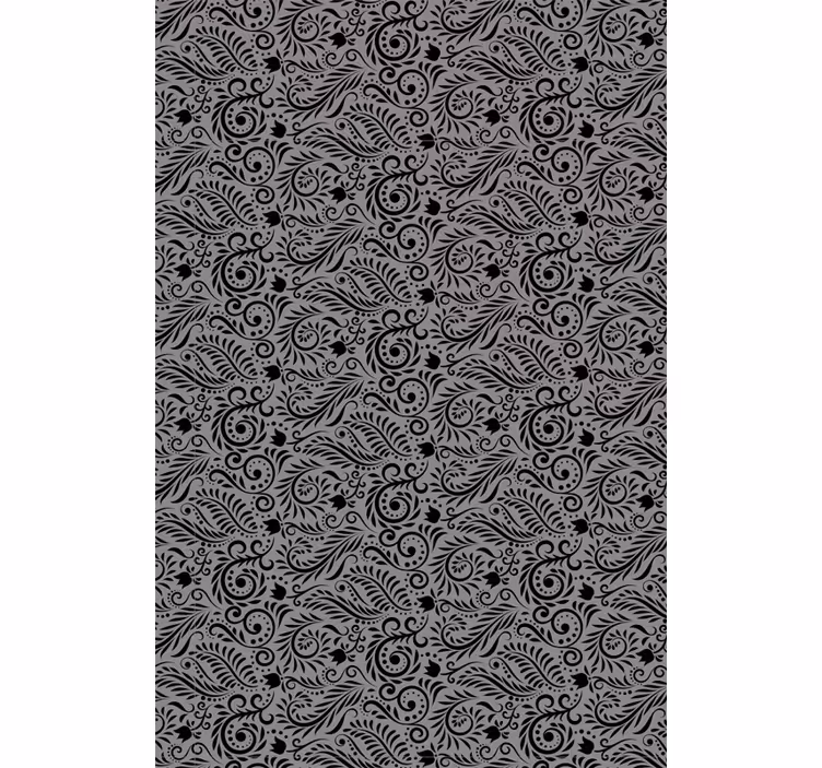 Fenster Rollo modern schwarzes Ziermuster - TenStickers