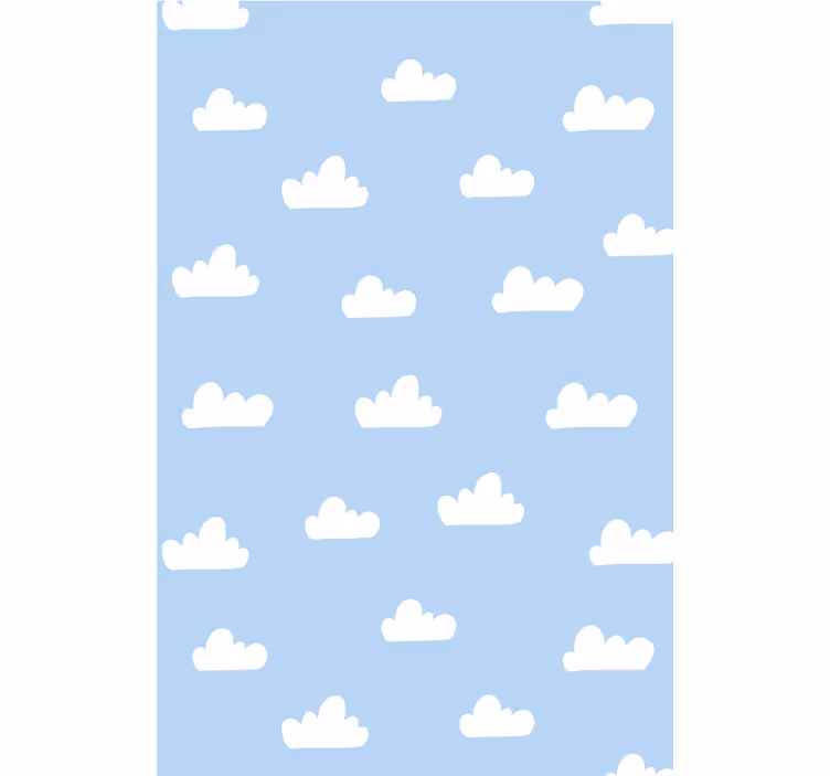 Rollo Fenster Kinderzimmer Wolkenmuster - TenStickers