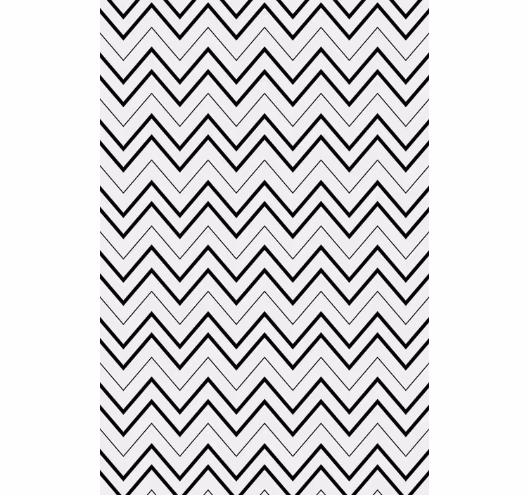 Fenster Rollo modern geometrisches Zick-Zack-Muster - TenStickers