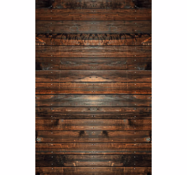 Holz dunkelbraun rustikal Rollo Wohnzimmer - TenStickers