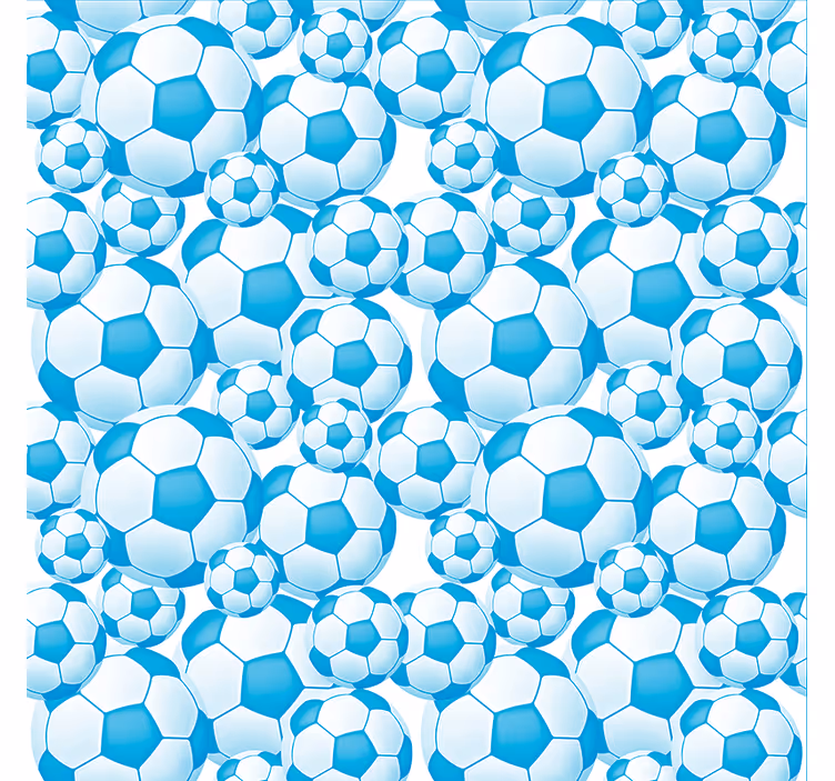 Rollo Fenster Fußball dekor mit fußballmuster - TenStickers